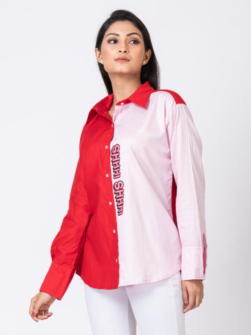 DUAL COLOUR SHHH! SHIRT DUAL COLOUR SHHH! SHIRT