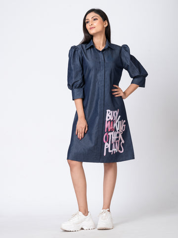 BUSY MAKING OTHER DENIM DRESS BUSY MAKING OTHER DENIM DRESS