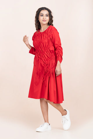 RED DORI DRESS RED DORI DRESS