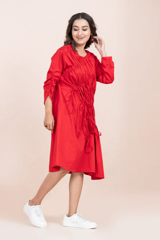 RED DORI DRESS RED DORI DRESS