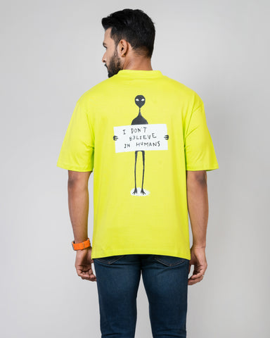 I Don't Believe In Humans Oversized T-Shirt I Don't Believe In Humans Oversized T-Shirt