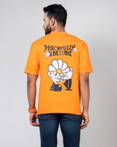 Peacefully Rolling Oversized T-Shirt Peacefully Rolling Oversized T-Shirt