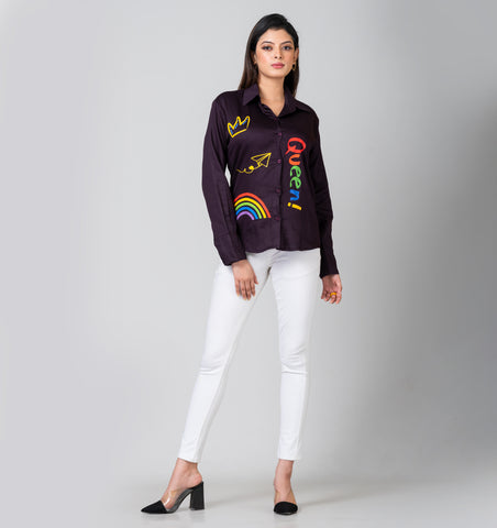 MULTICOLOUR QUEEN SHIRT MULTICOLOUR QUEEN SHIRT
