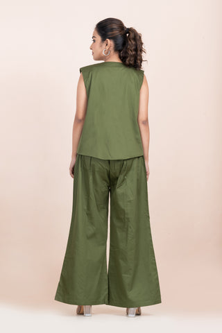 HOPE- OLIVE GREEN WAISTCOAT HOPE- OLIVE GREEN WAISTCOAT