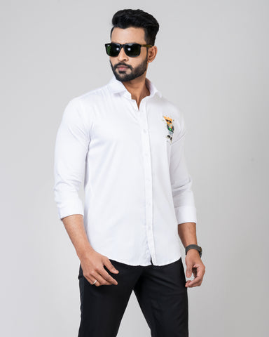RICH BOY White Shirt. RICH BOY White Shirt.