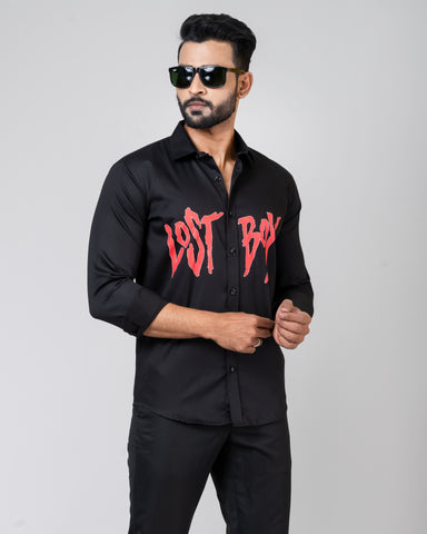 LOST BOY Black Shirt. LOST BOY Black Shirt.