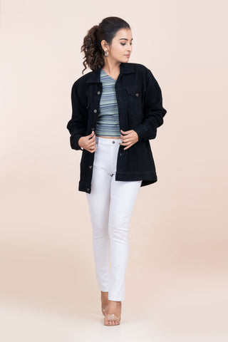 WAS IT REAL? - BLACK DENIM JACKET WAS IT REAL? - BLACK DENIM JACKET