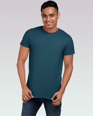 Teal blue Regular T-shirt Teal blue Regular T-shirt