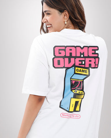 Game Over Oversized T-shirt Game Over Oversized T-shirt