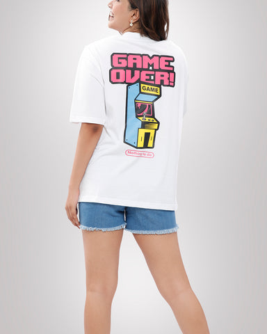 Game Over Oversized T-shirt Game Over Oversized T-shirt