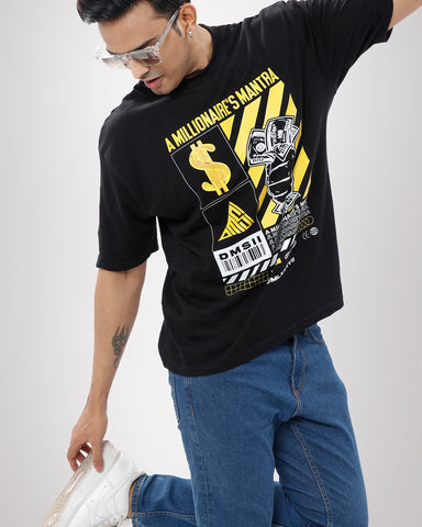 Millionaires Mantra Oversized T-shirt Millionaires Mantra Oversized T-shirt