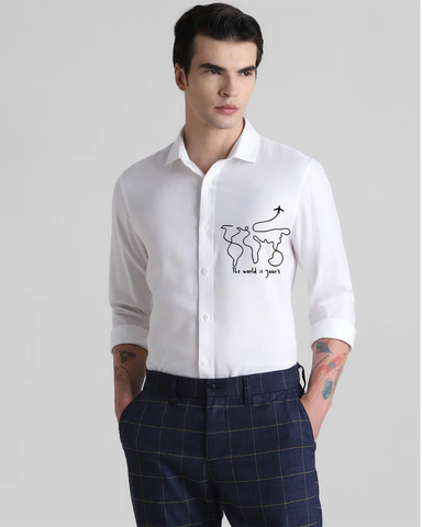 The world white shirt The world white shirt