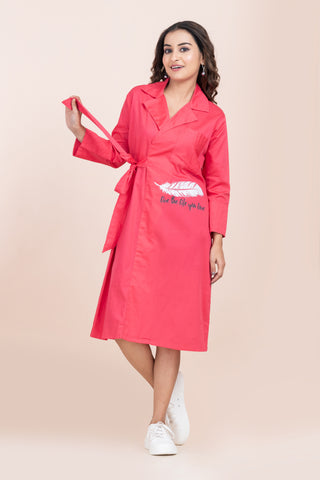 LIVE THE LIFE- LONG DRESS WITH BELT