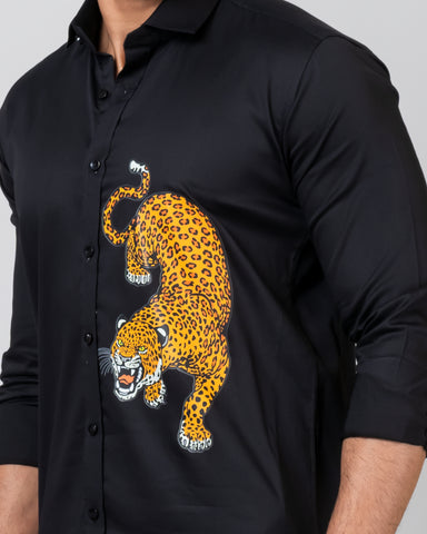 LEOPARD Black Shirt