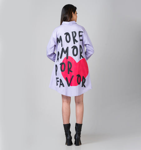 MORE AMORE SHIRT DRESS