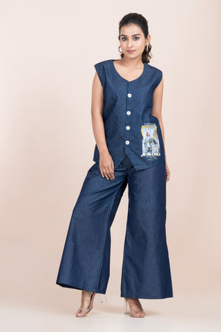 YOUNG & WILD- DENIM WAISTCOAT