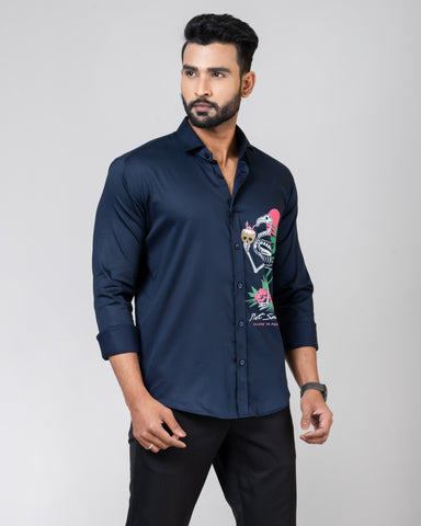 FLAMINGO Navy Shirt