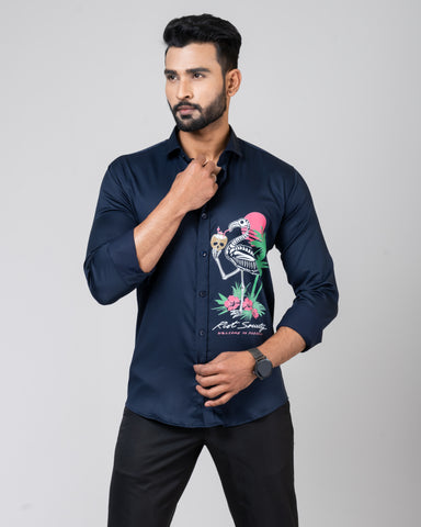 FLAMINGO Navy Shirt