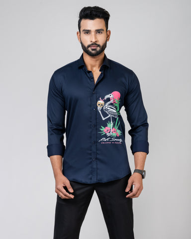 FLAMINGO Navy Shirt