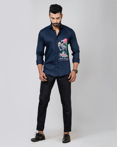 FLAMINGO Navy Shirt