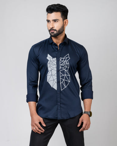 OWL Navy Blue Shirt