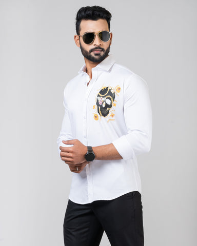 GOLD SKULL White Shirt