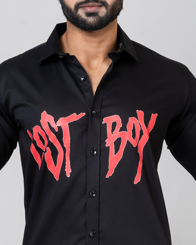 LOST BOY Black Shirt.