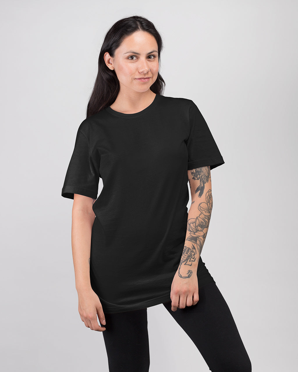 Plain Black Oversized T-shirt