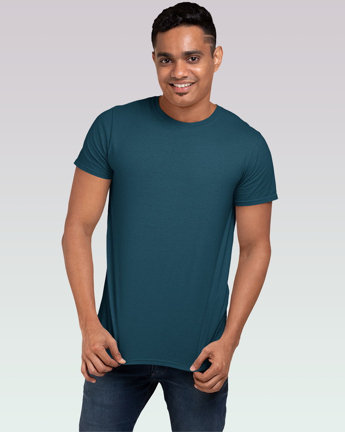 Teal blue Regular T-shirt