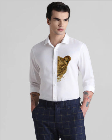 Lion white shirt