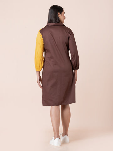 NONE OF MY LENA DENA-LONG DRESS