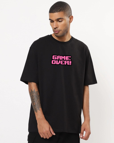 Game over oversized T-shirt