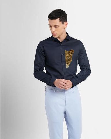 Tiger navy shirt