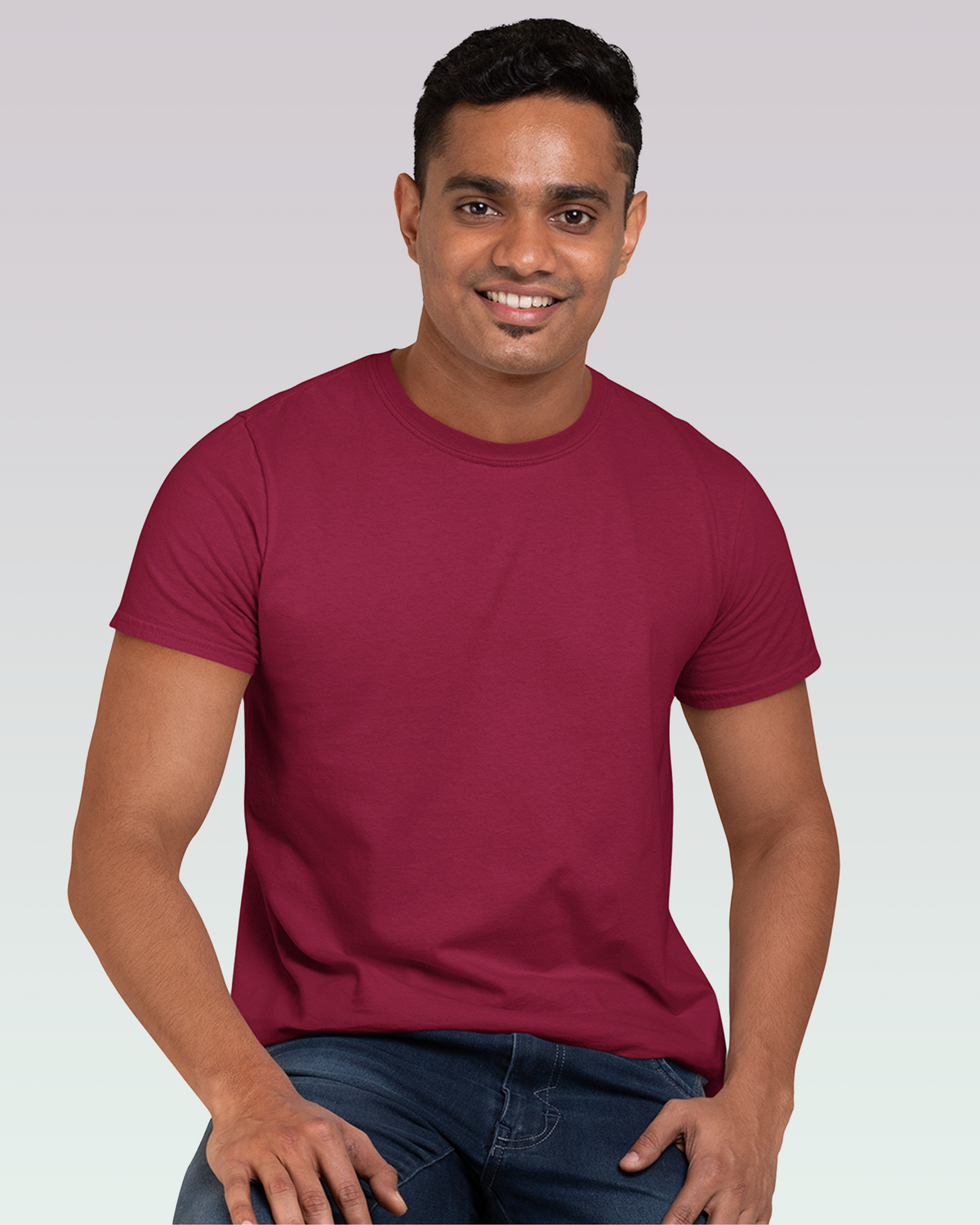 Maroon Regular T-shirt