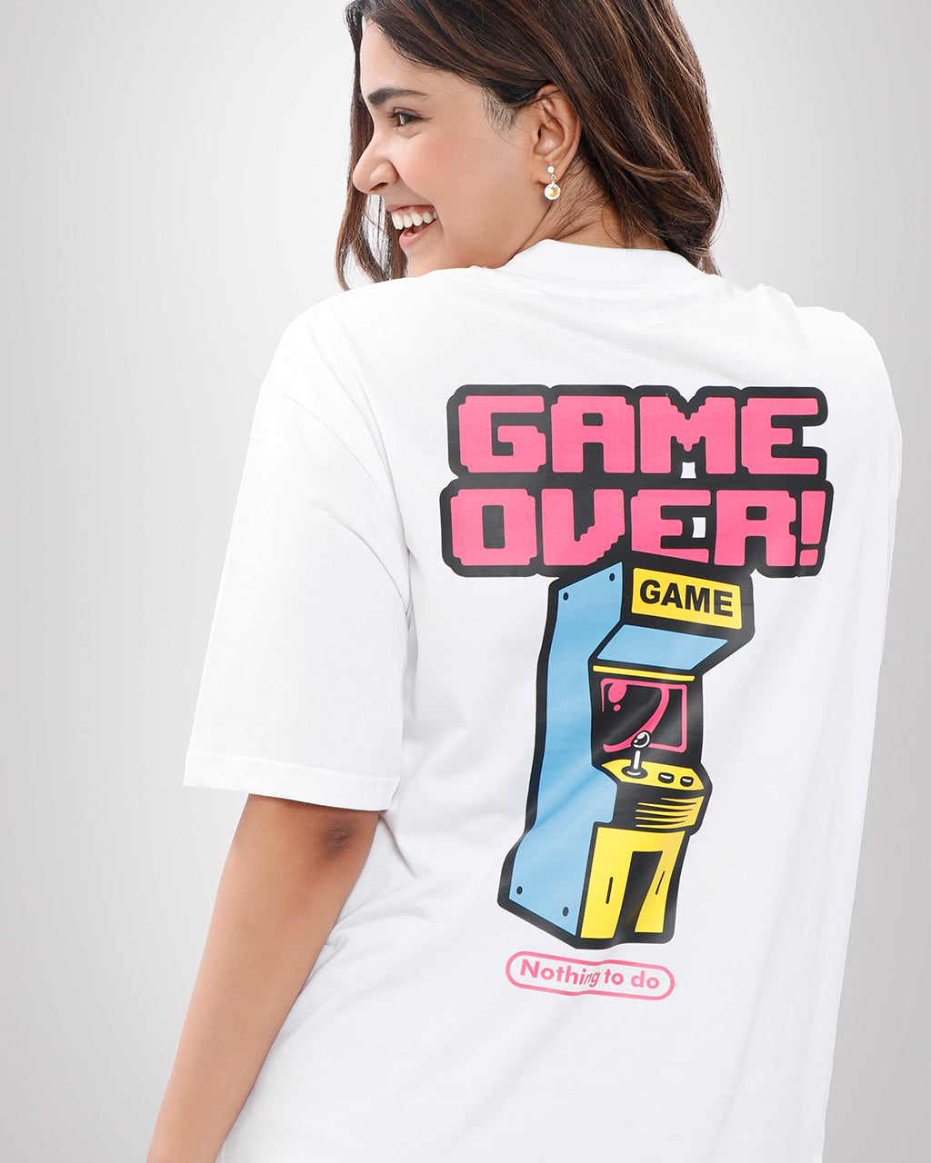 Game Over Oversized T-shirt