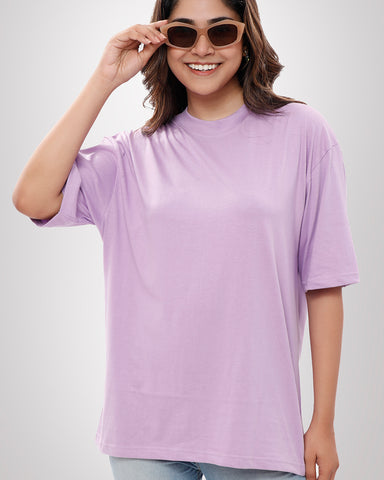 Plain Purple Oversized T-shirt