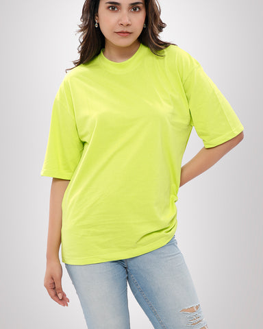 Plain Green Oversized T-shirt