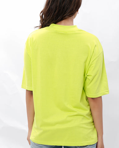 Plain Green Oversized T-shirt