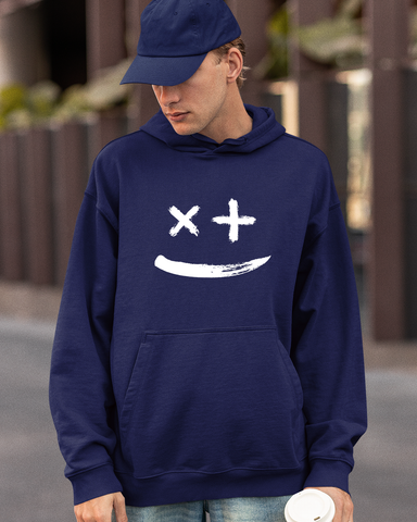 Smiley navy hoodies