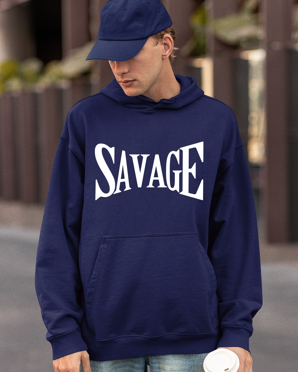 Savage navy hoodies