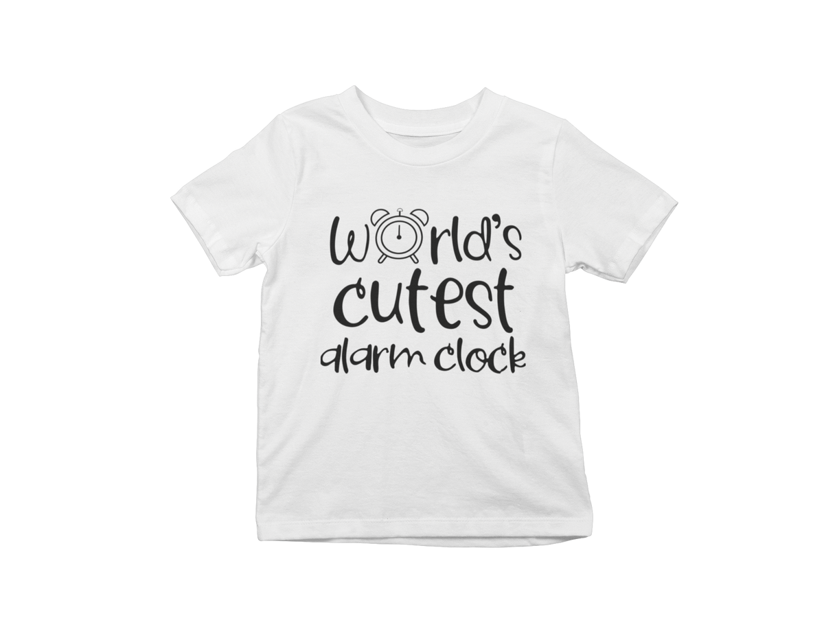 World's Cutest Alarm Kids T-Shirt