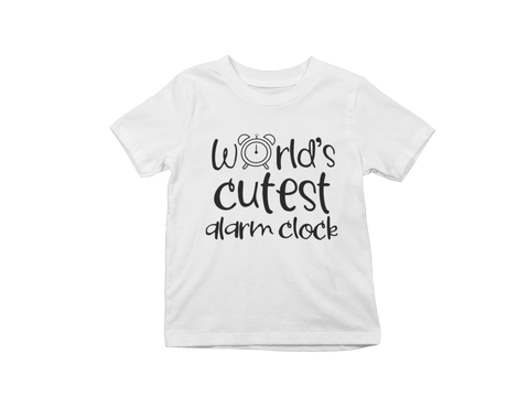 World's Cutest Alarm Kids T-Shirt