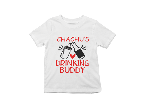 Chachu's Drinking Buddy Kids T-Shirt