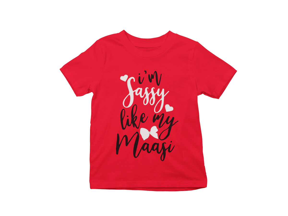 I'm Sassy Like My Massi Kids T-shirt