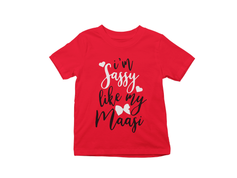 I'm Sassy Like My Massi Kids T-shirt