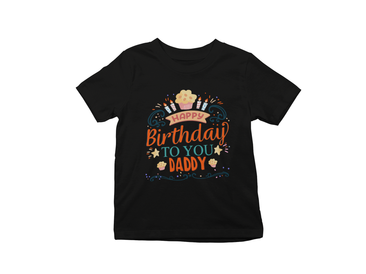 Happy Birthday Dad Kids T-shirt