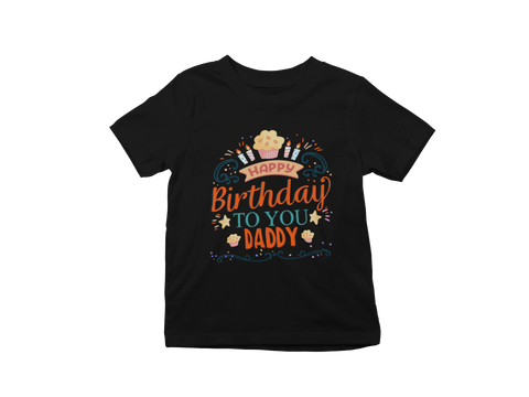 Happy Birthday Dad Kids T-shirt