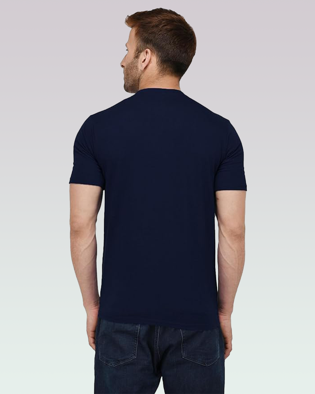 Navy Blue Regular T-SHIRT