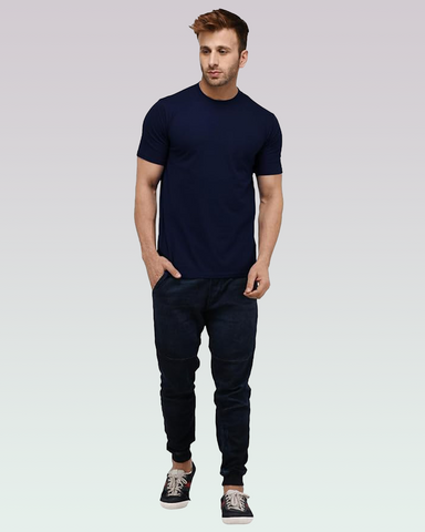 Navy Blue Regular T-SHIRT